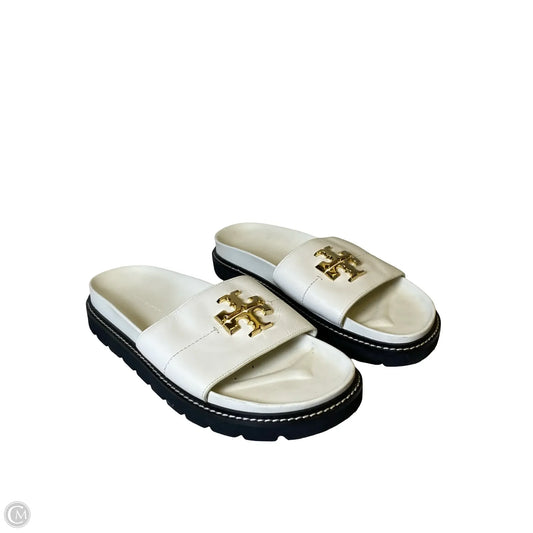 Sandals Designer By Tory Burch In Cream, Size: 9