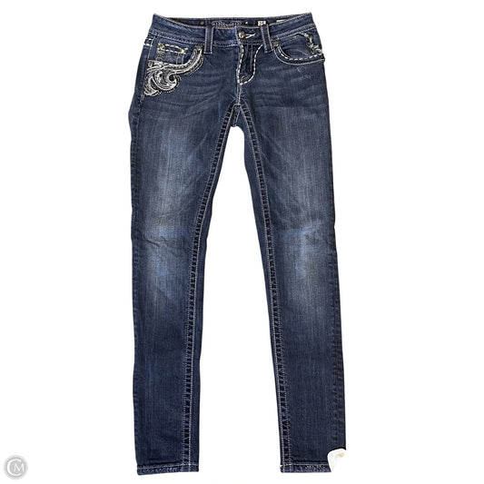 Jeans Skinny By Miss Me In Blue Denim, Size: 2