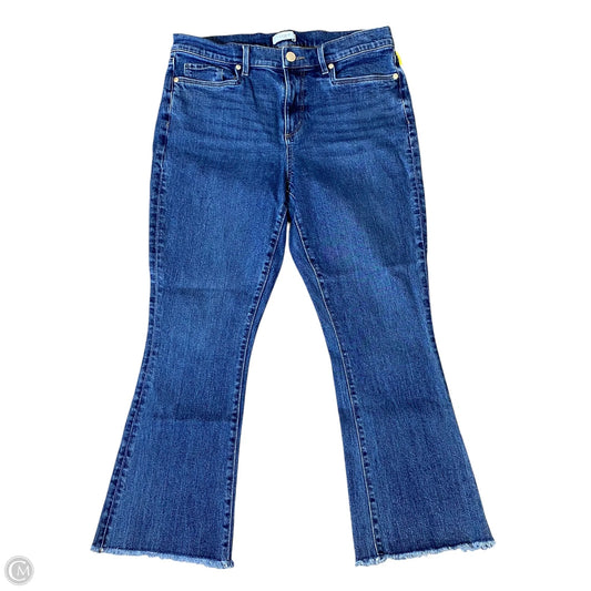 Jeans Boot Cut By Loft In Blue Denim, Size: 10