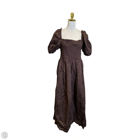 Dress Casual Maxi By Wayf In Brown, Size: Xl