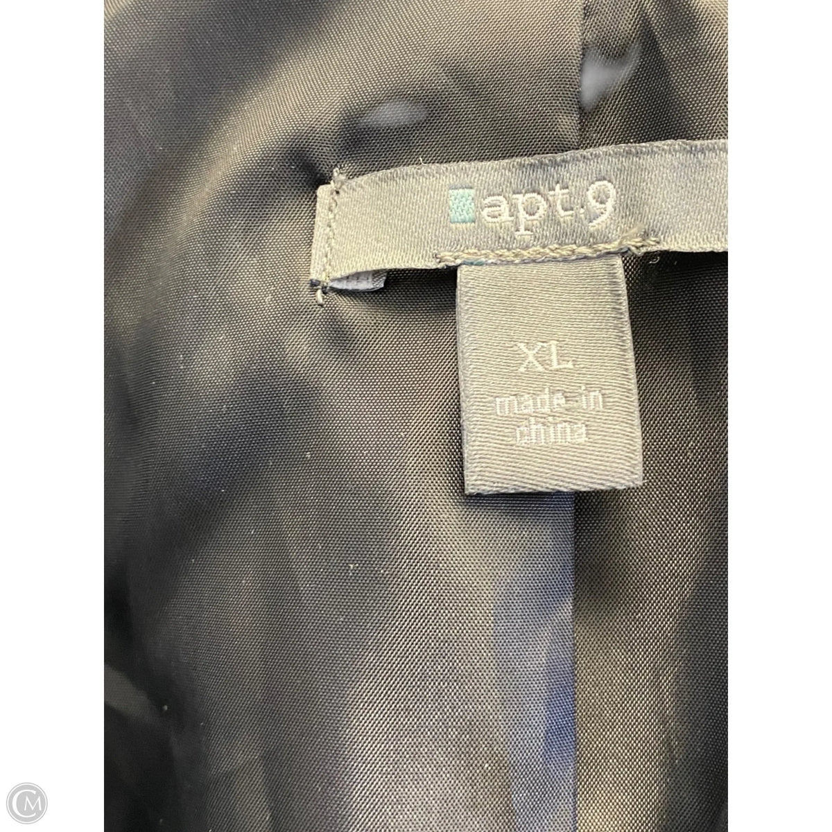 Jacket Other By Apt 9 In Black, Size: Xl