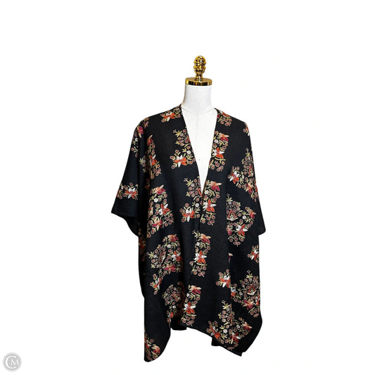 Shawl By Clothes Mentor In Floral Print, Size: Osfm