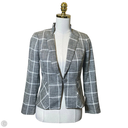 Blazer By White House Black Market In Plaid Pattern, Size: 0