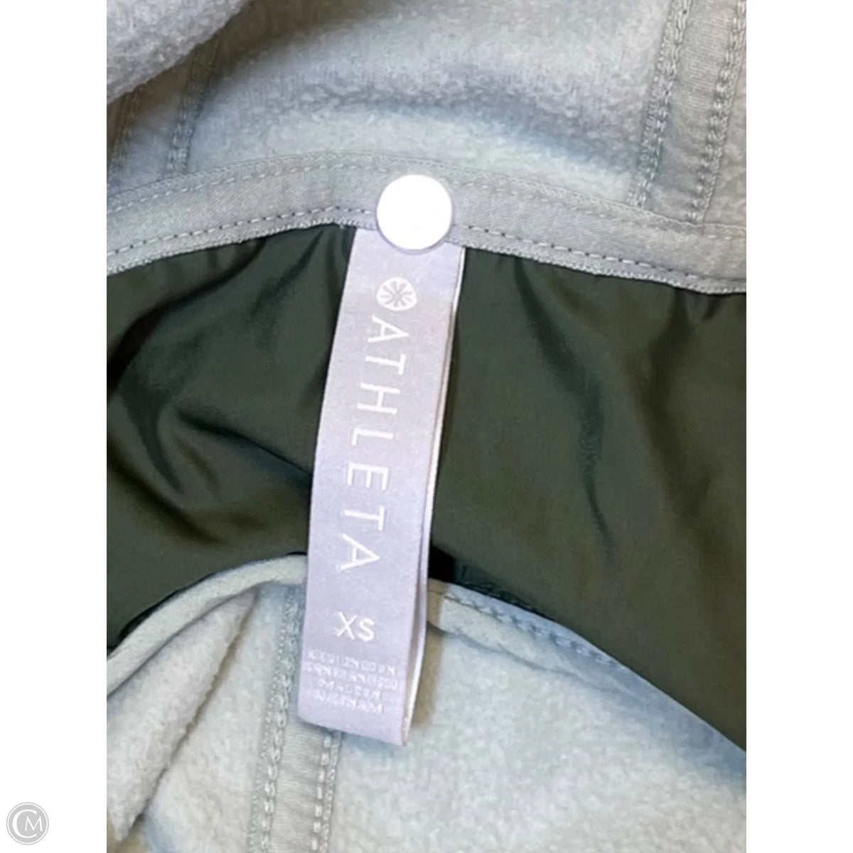 Athletic Jacket By Athleta In Green, Size: Xs