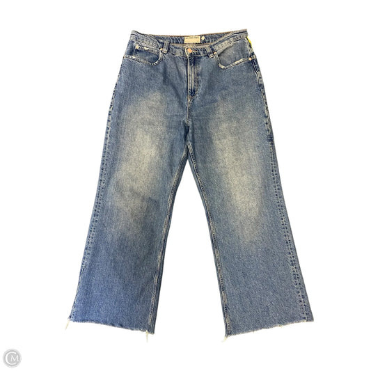 Jeans Wide Leg By We The Free In Blue Denim, Size: 12
