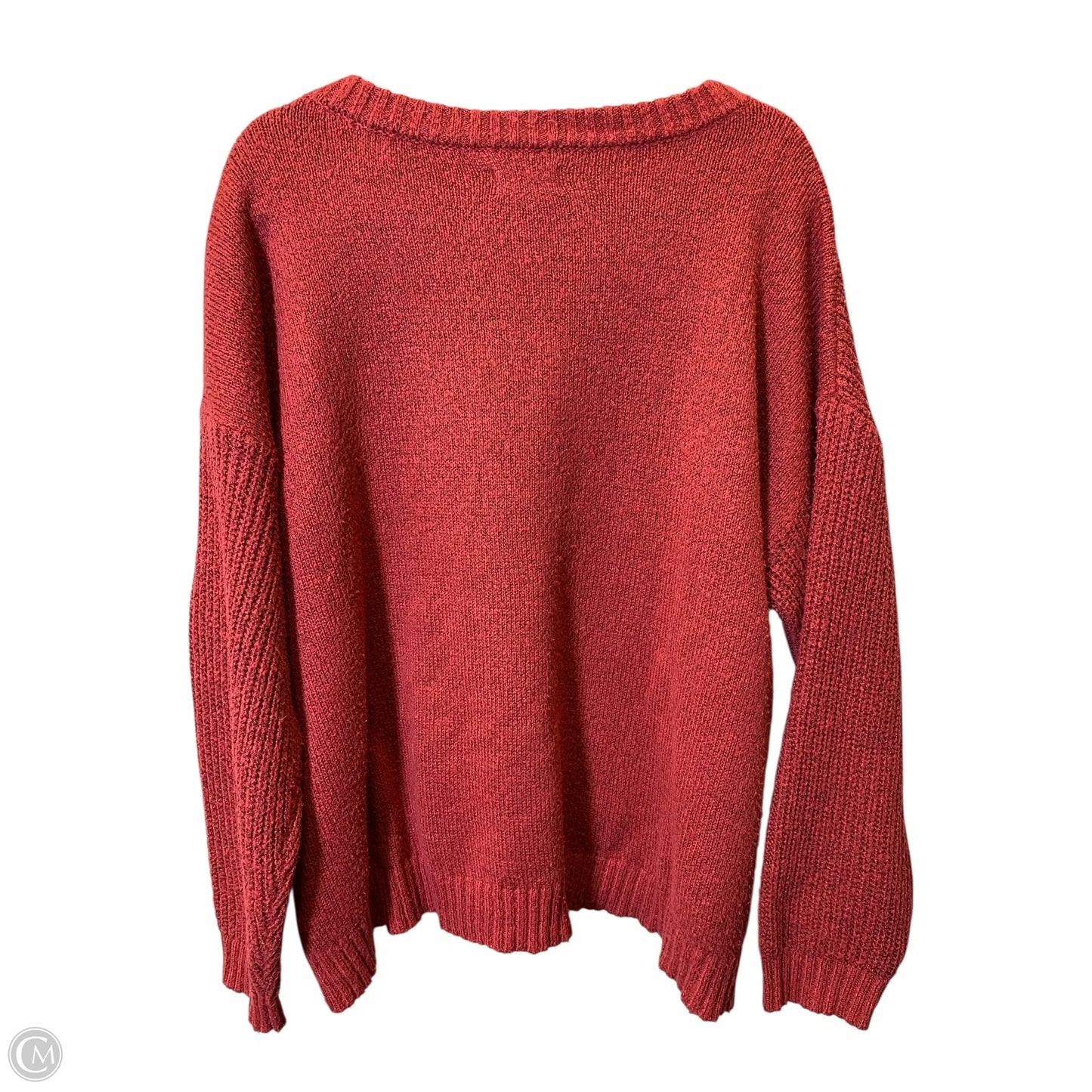 Sweater By Evri In Maroon, Size: 3x