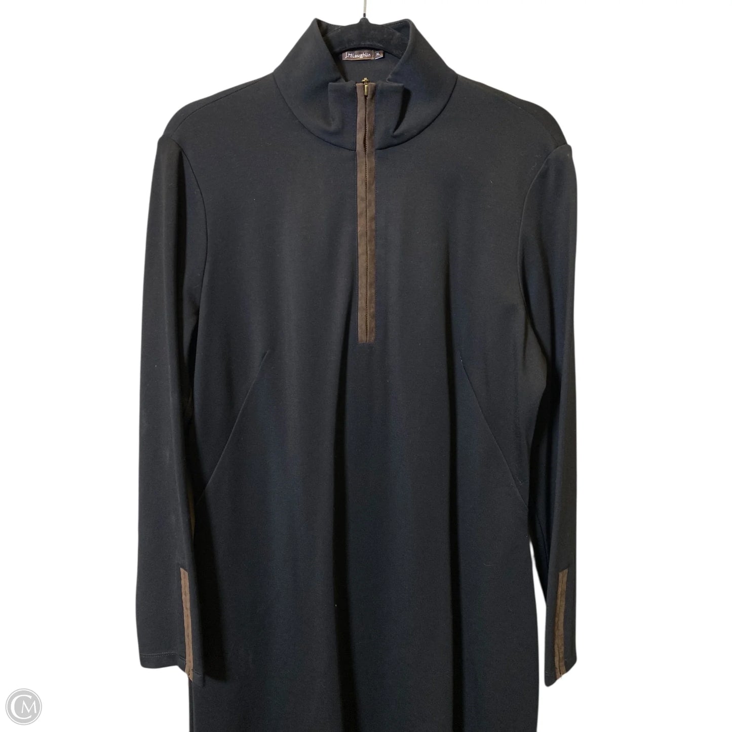 Dress Casual Midi By Clothes Mentor In Black, Size: Xl