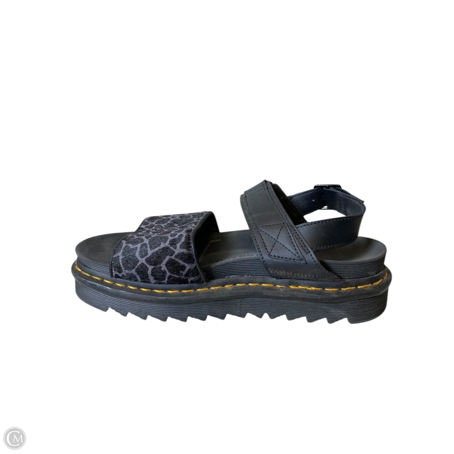 Sandals Heels Platform By Dr Martens In Black, Size: 10
