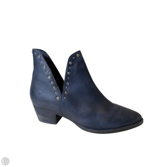 Boots Ankle Heels By Free People In Navy, Size: 9