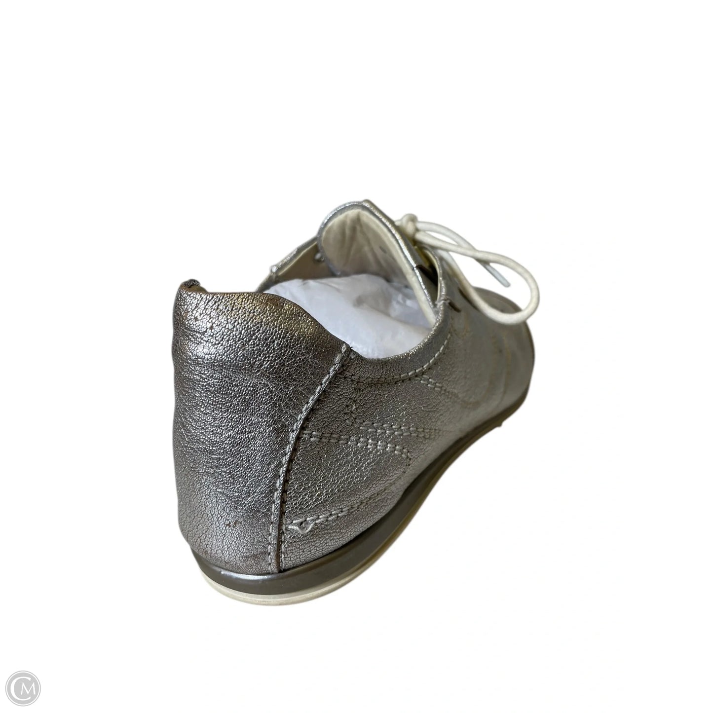 Shoes Sneakers By Agl In Silver, Size: 9.5