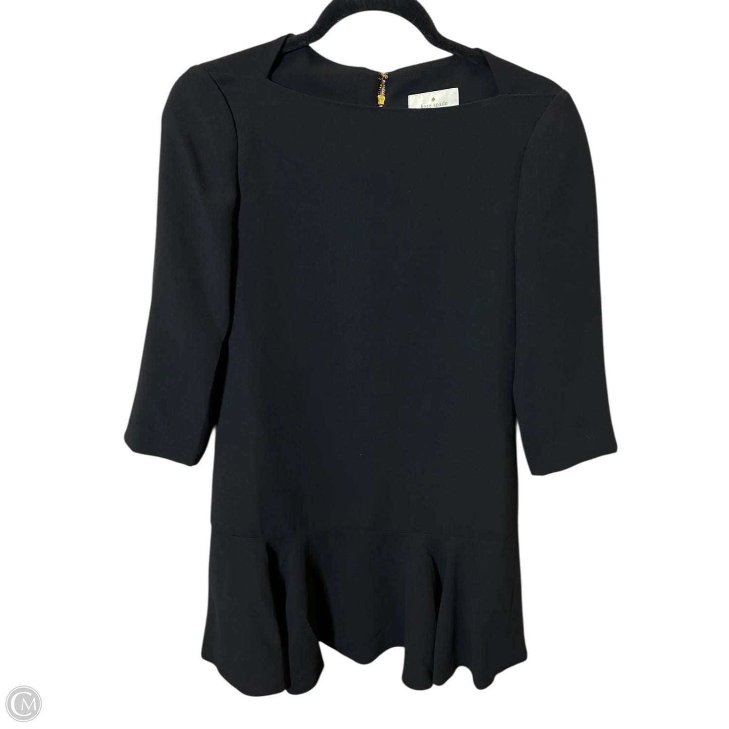 Dress Designer By Kate Spade In Black, Size: 0