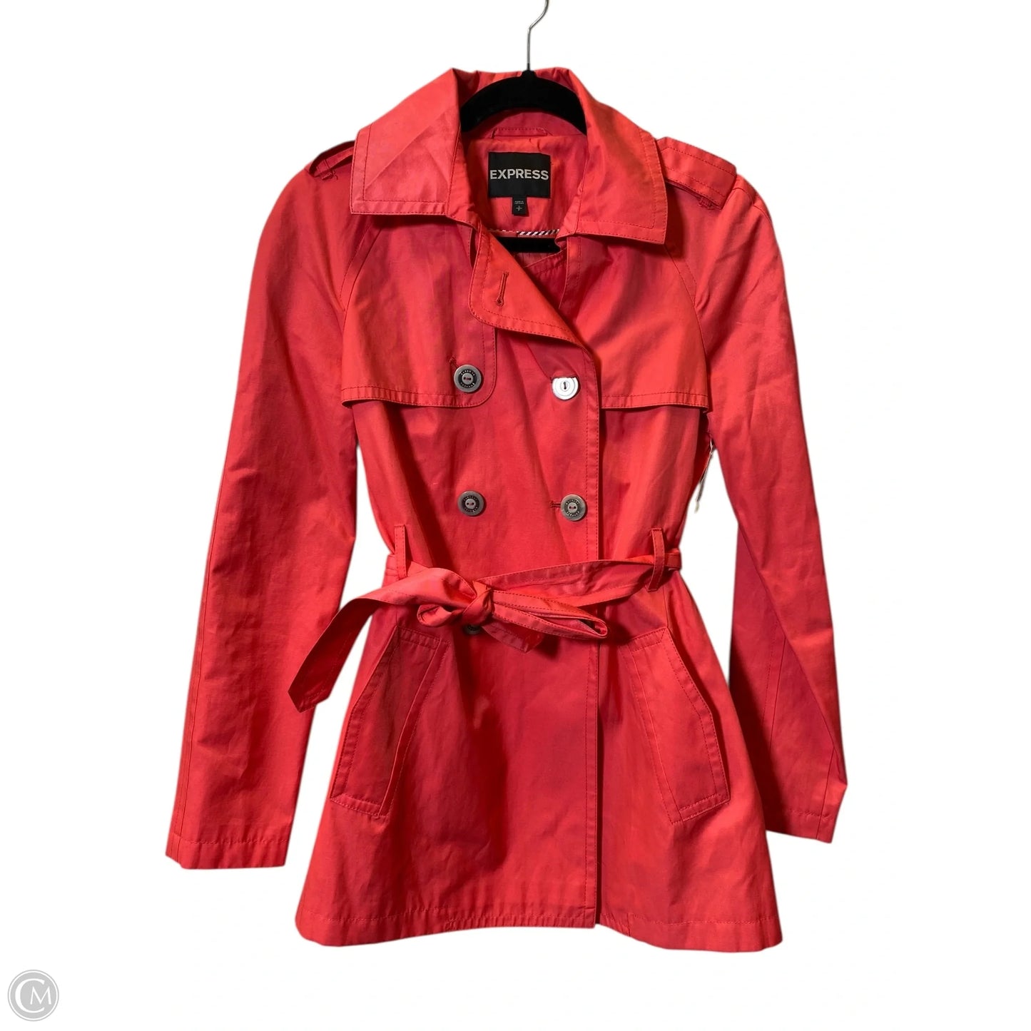 Jacket Utility By Express In Coral, Size: S