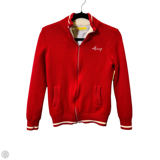 Jacket Fleece By Clothes Mentor In Red, Size: 0