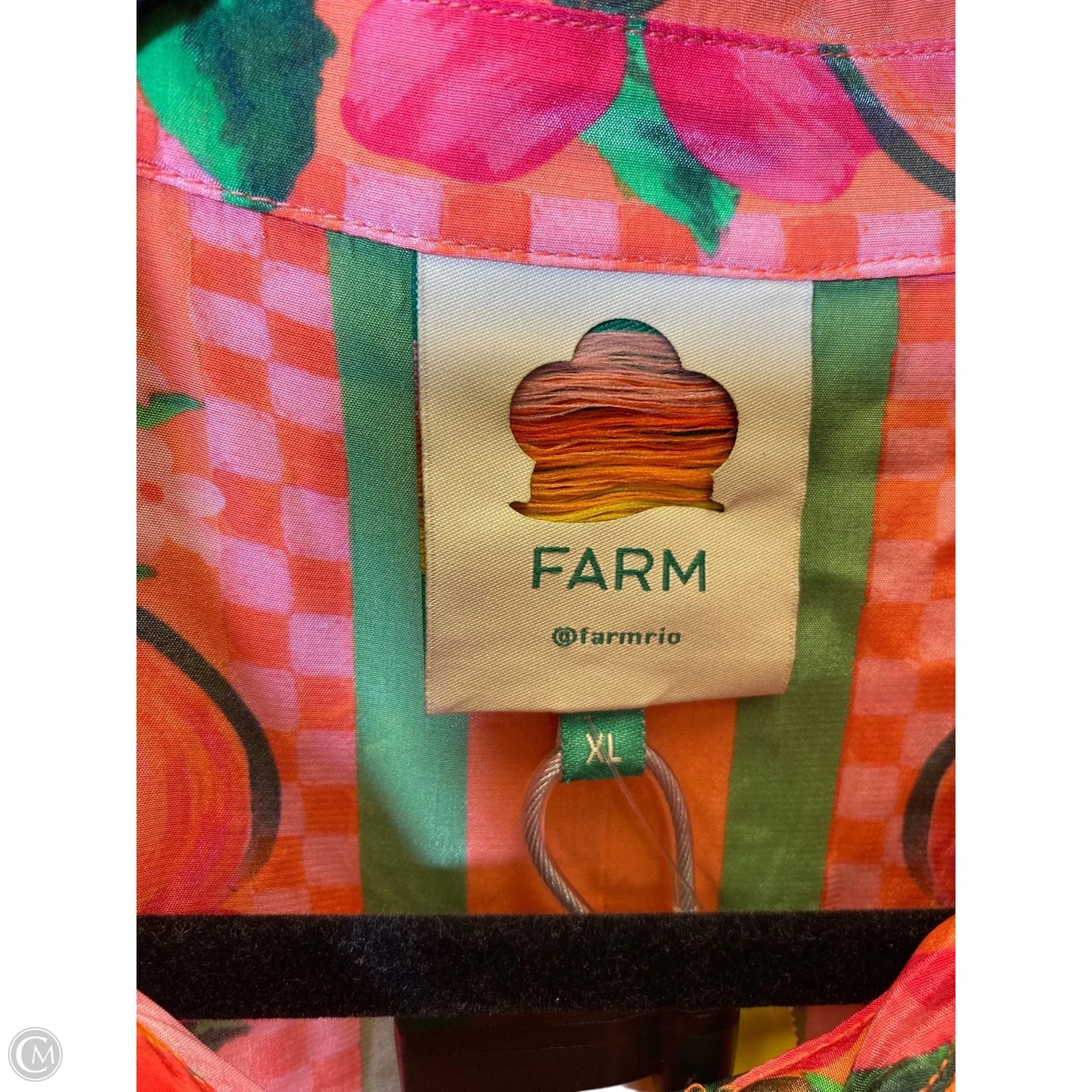 Top Long Sleeve By Farm Rio In Multi-colored, Size: Xl