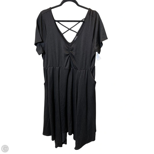Dress Casual Midi By Torrid In Black, Size: 2XL