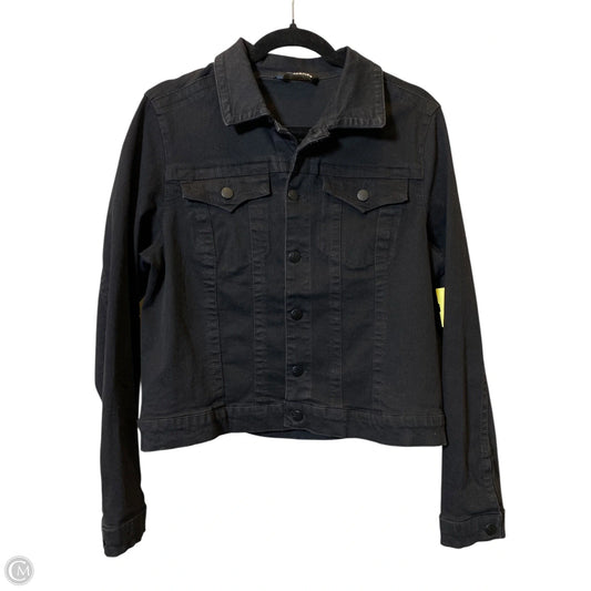Jacket Denim By D Jeans In Black, Size: L