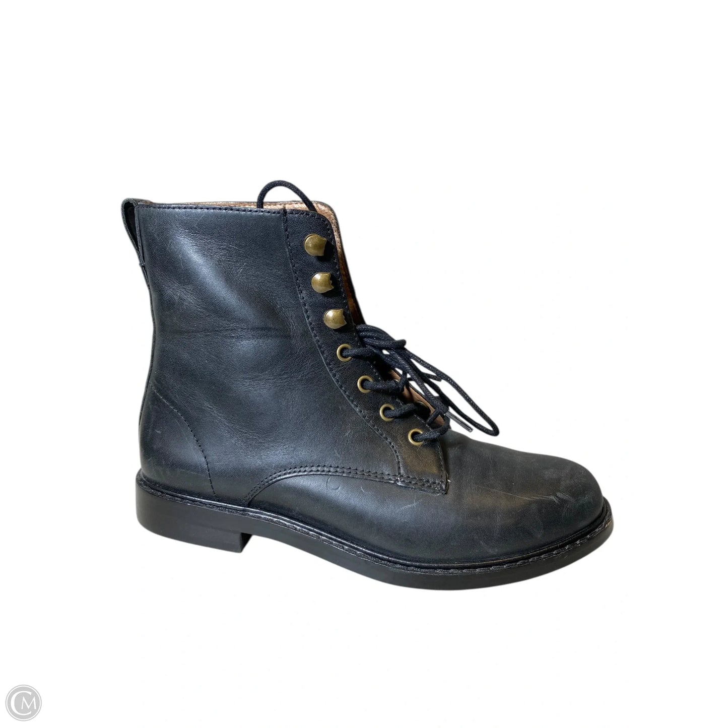 Boots Ankle Flats By Madewell In Black, Size: 6