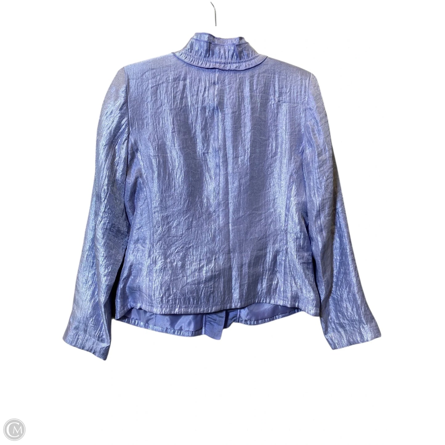 Blouse Long Sleeve By Clothes Mentor In Purple, Size: 8