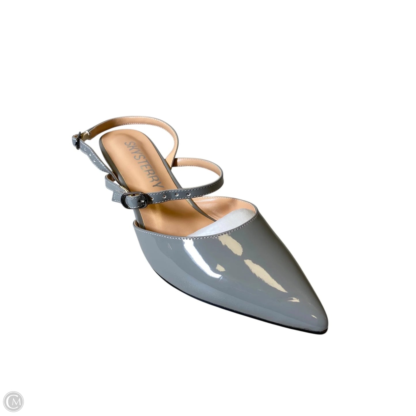 Shoes Heels Wedge By Clothes Mentor In Grey, Size: 9