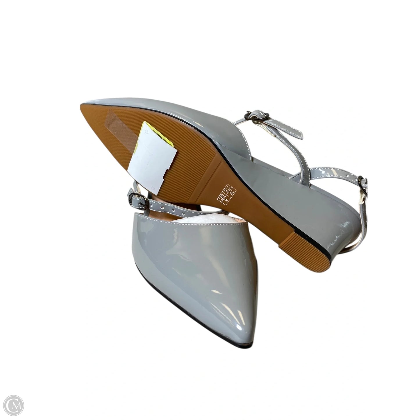 Shoes Heels Wedge By Clothes Mentor In Grey, Size: 9