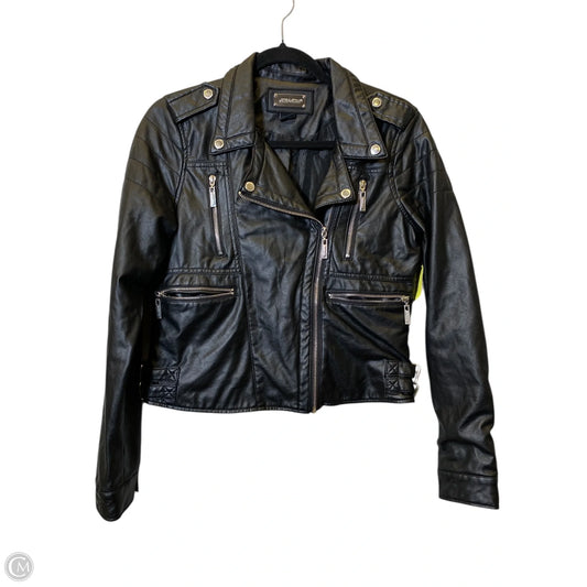 Jacket Leather By Jou Jou In Black, Size: M