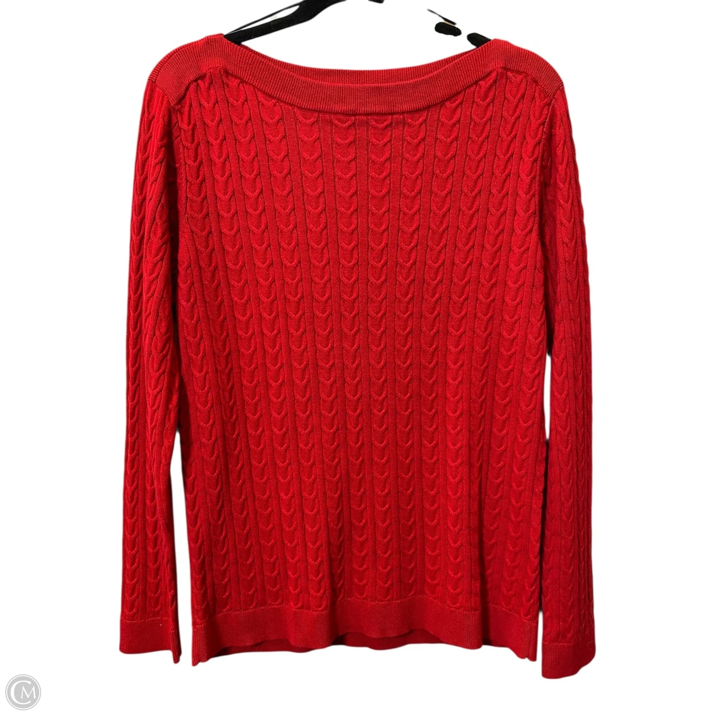 Sweater By Tommy Hilfiger In Red, Size: L