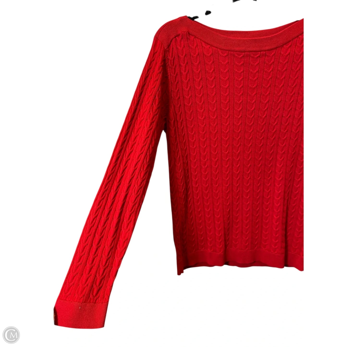 Sweater By Tommy Hilfiger In Red, Size: L