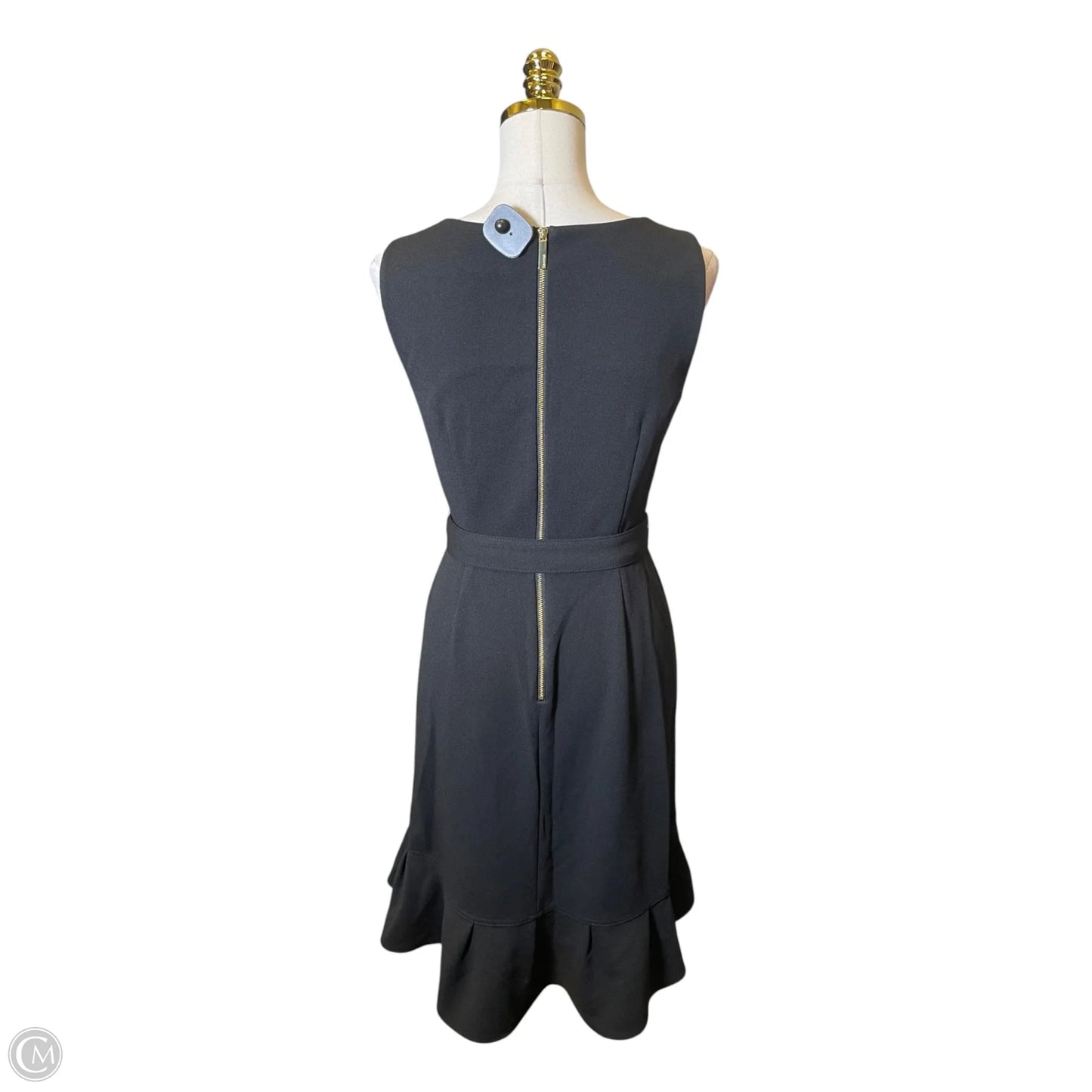 Dress Casual Midi By Calvin Klein In Black, Size: S