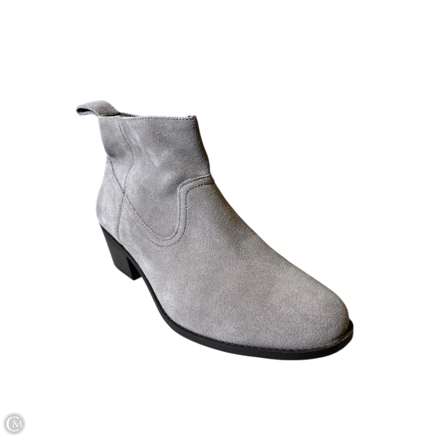 Boots Ankle Heels By Vionic In Grey, Size: 9