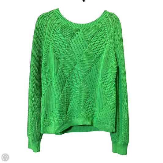 Sweater By Talbots In Green, Size: L