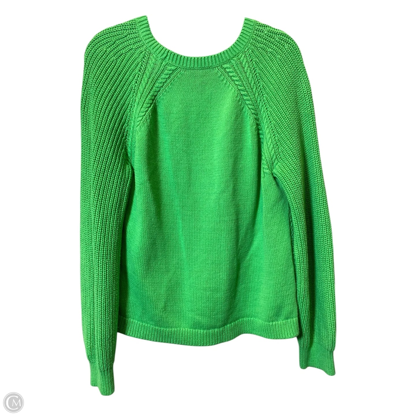 Sweater By Talbots In Green, Size: L
