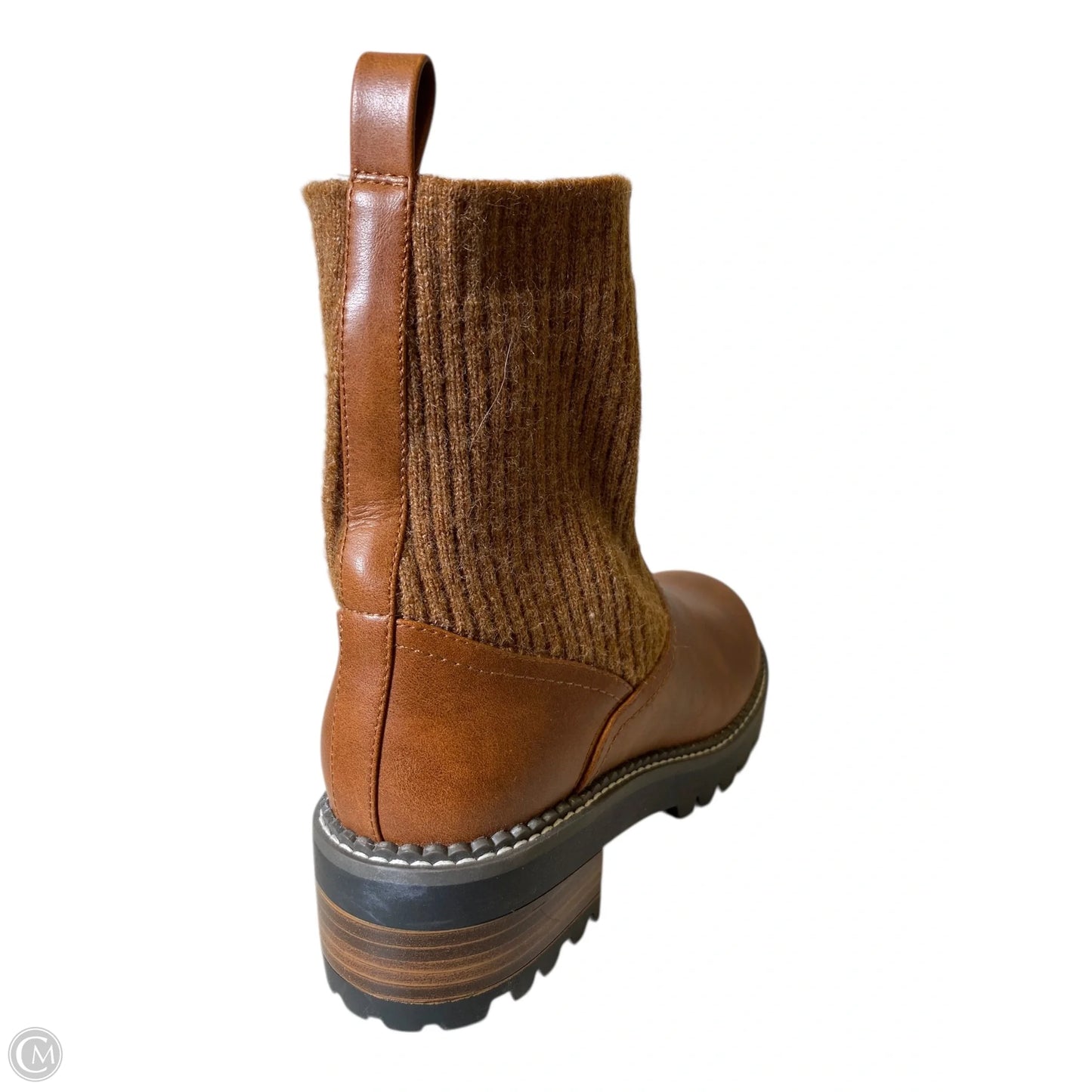 Boots Ankle Heels By Universal Thread In Brown, Size: 10