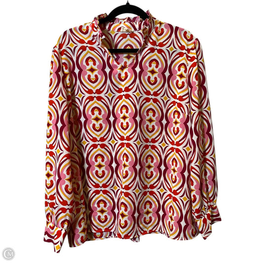 Top Long Sleeve By Clothes Mentor In Multi-colored, Size: L