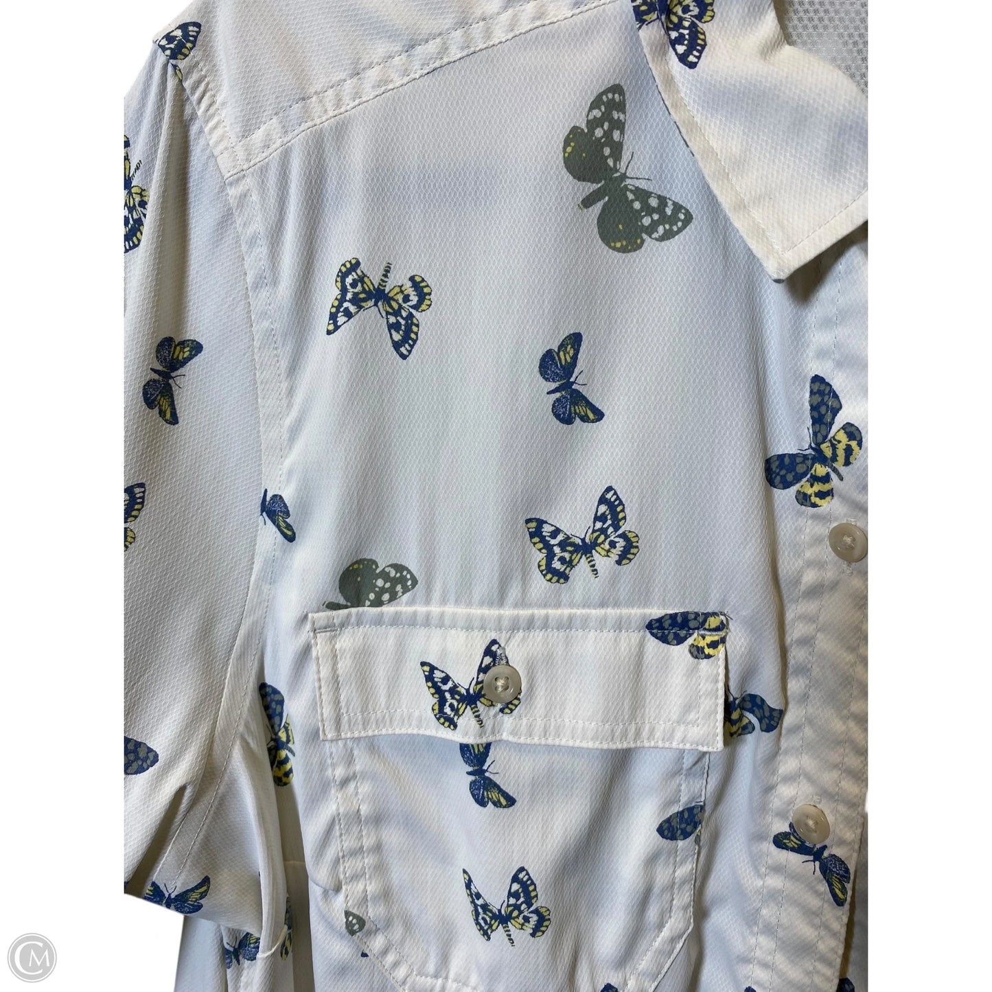 Top Long Sleeve By Eddie Bauer In Multi-colored, Size: Xl