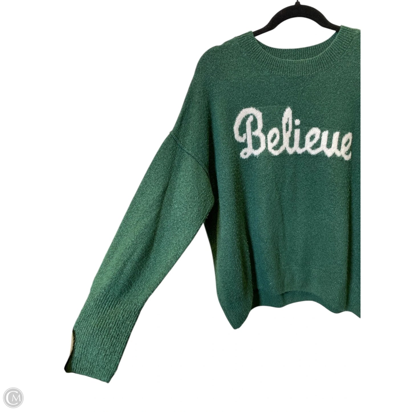 Sweater By Cece In Green, Size: M
