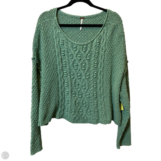 Sweater By Free People In Green, Size: L