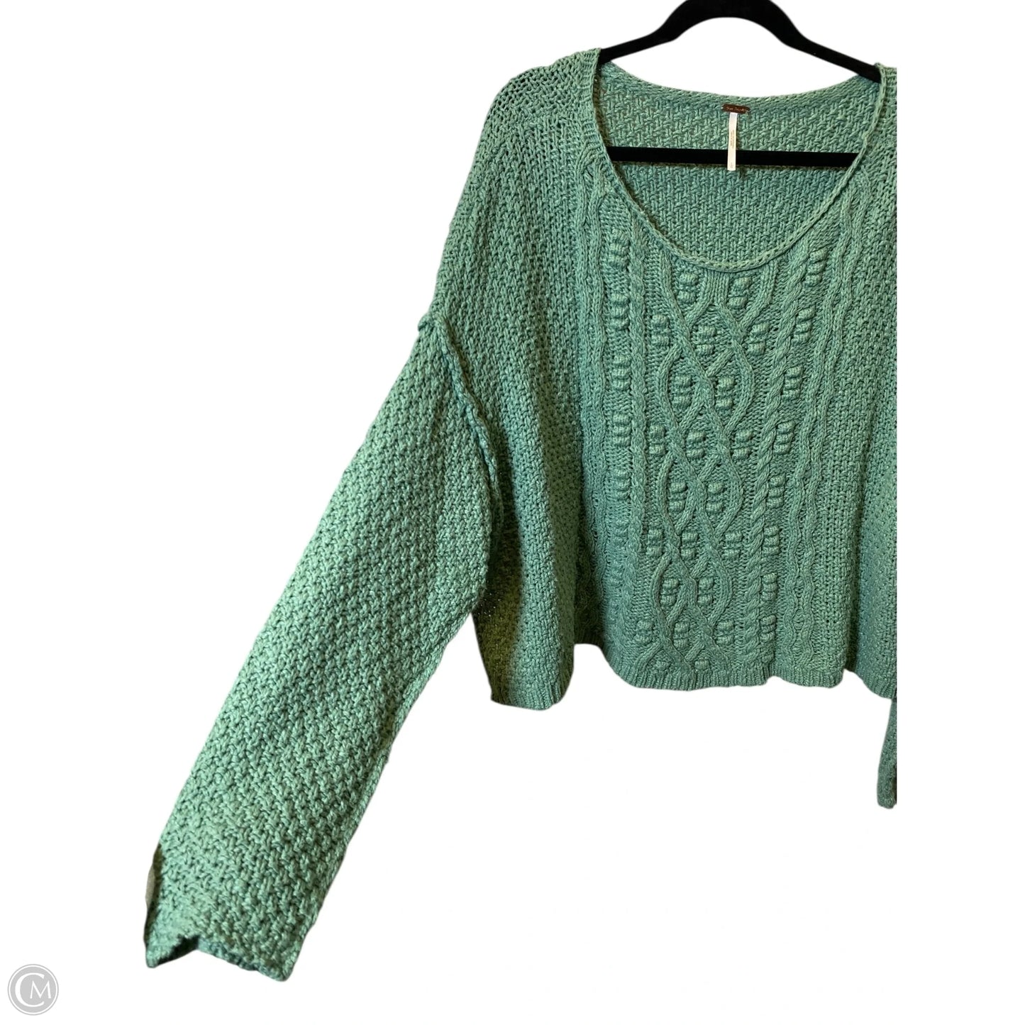 Sweater By Free People In Green, Size: L