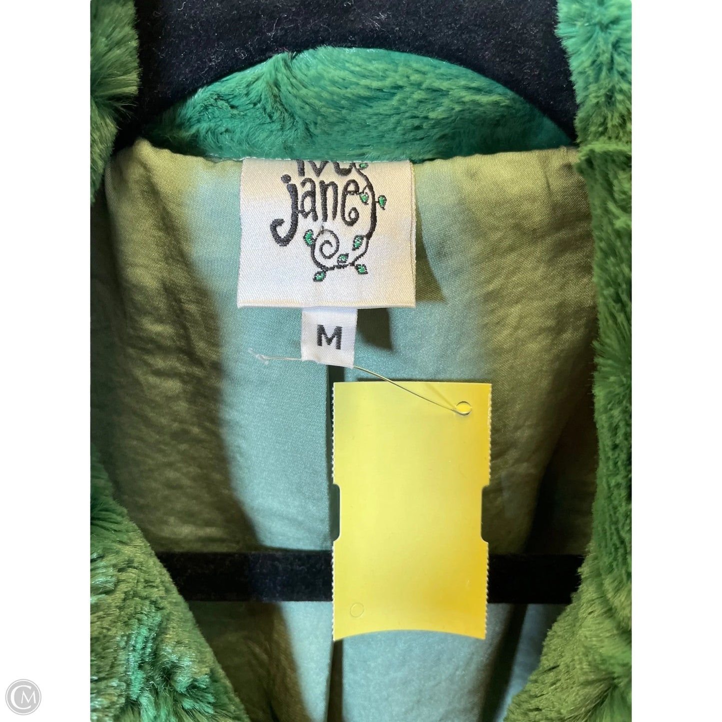 Jacket Faux Fur & Sherpa By Ivy Jane In Green, Size: M