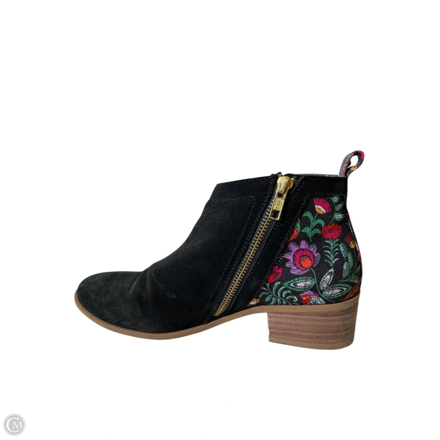 Boots Ankle Heels By Clothes Mentor In Multi-colored, Size: 7