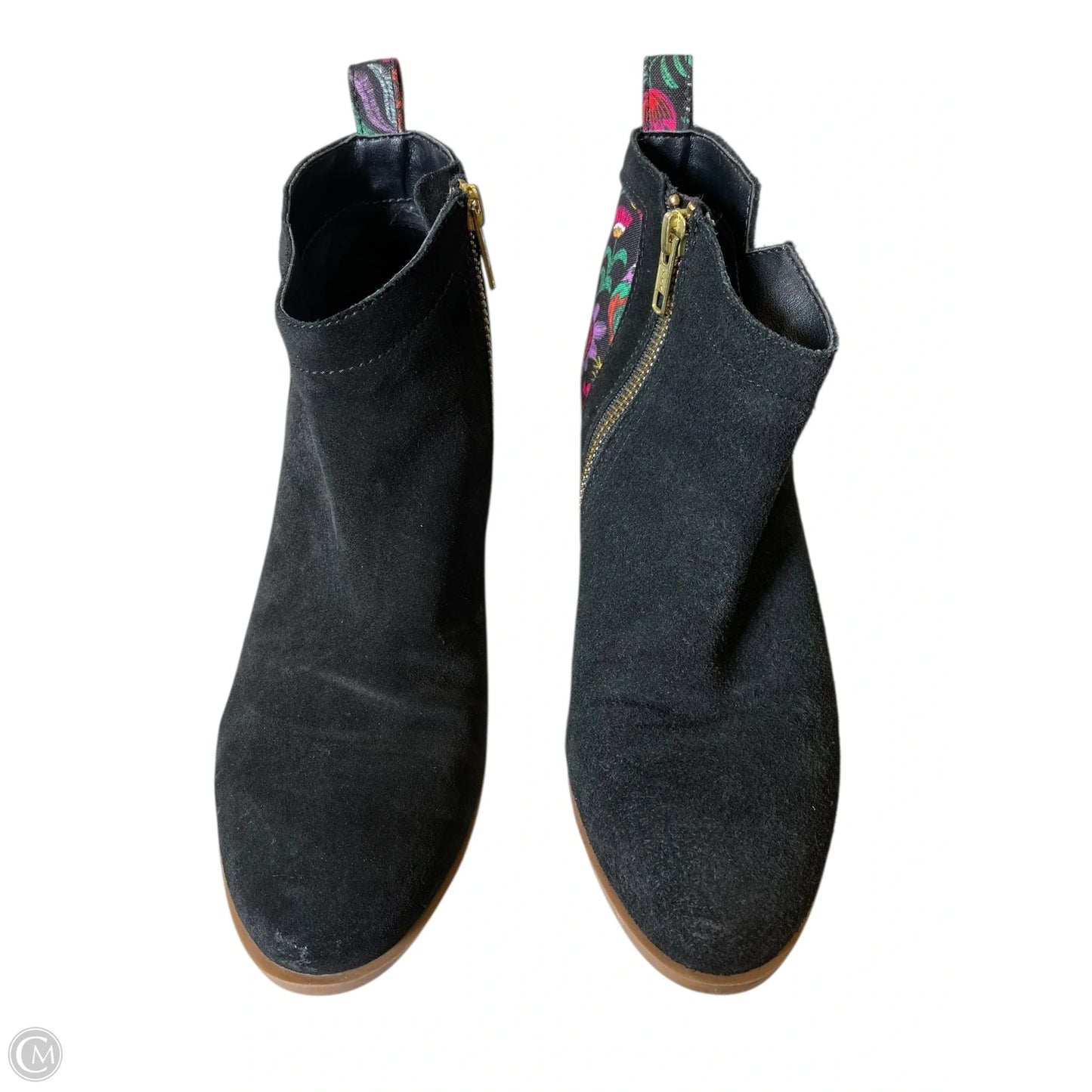 Boots Ankle Heels By Clothes Mentor In Multi-colored, Size: 7