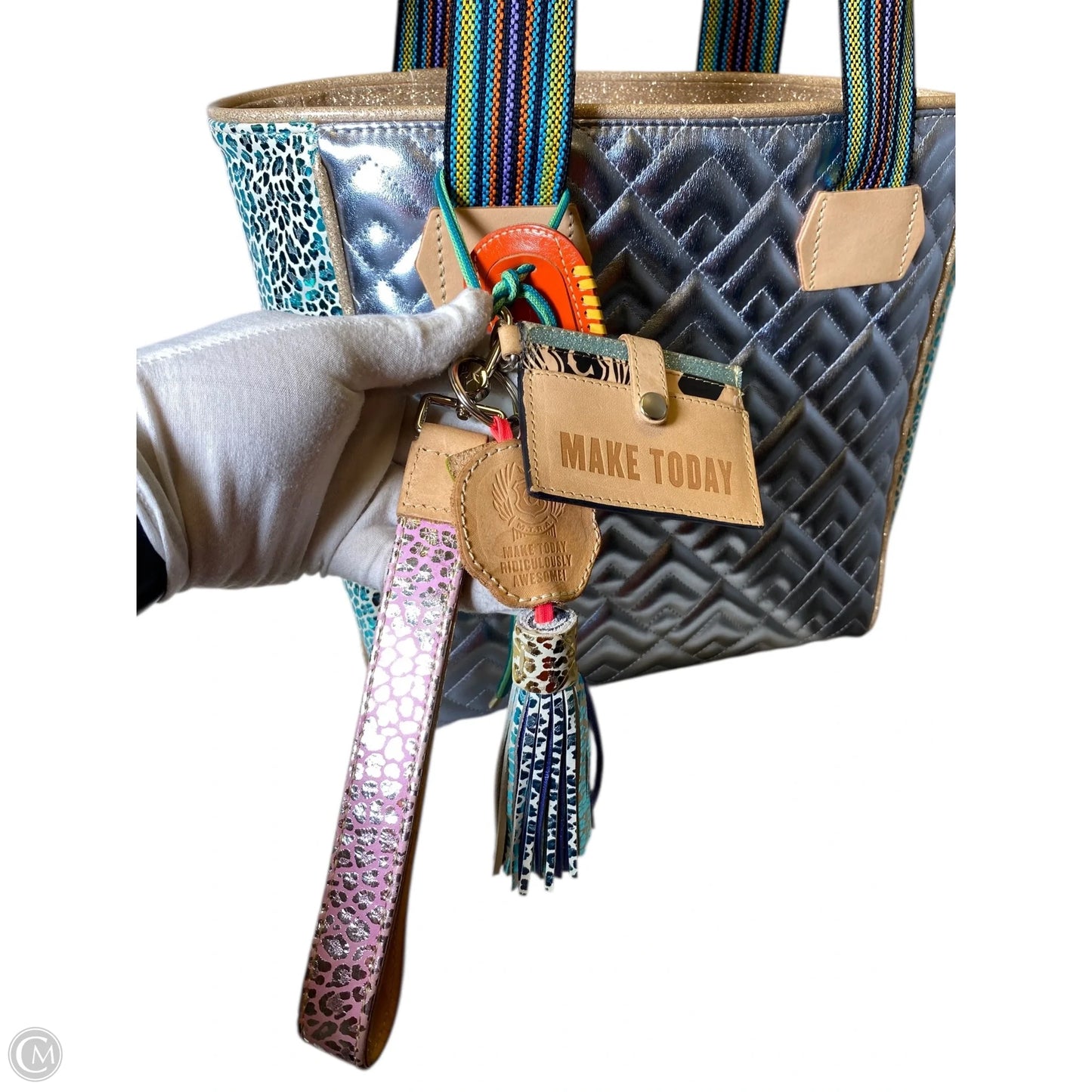 Tote Leather By Consuela, Size: Large