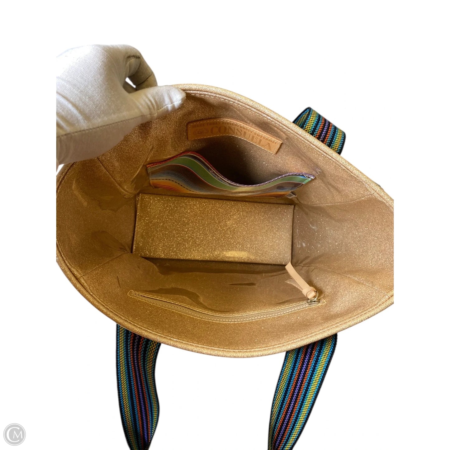 Tote Leather By Consuela, Size: Large