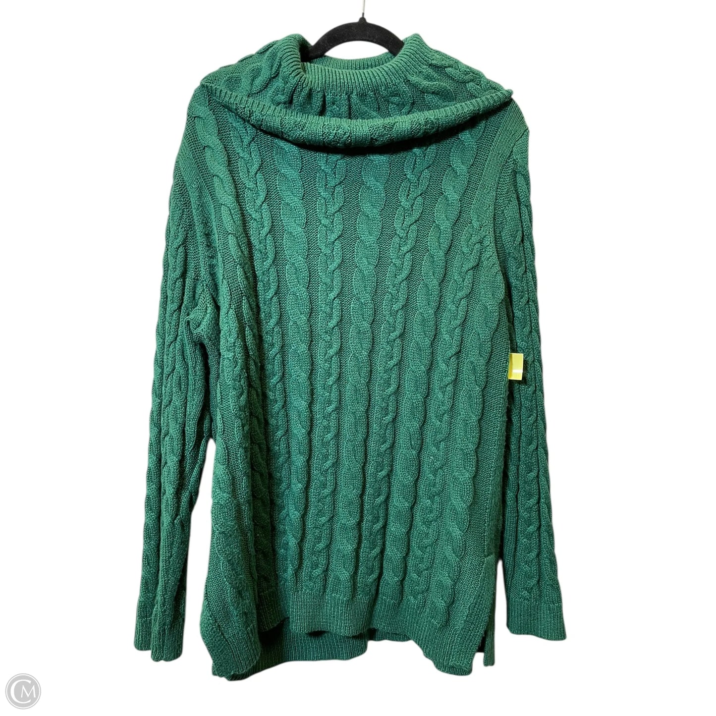 Sweater By Talbots In Green, Size: Xl