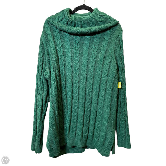 Sweater By Talbots In Green, Size: Xl