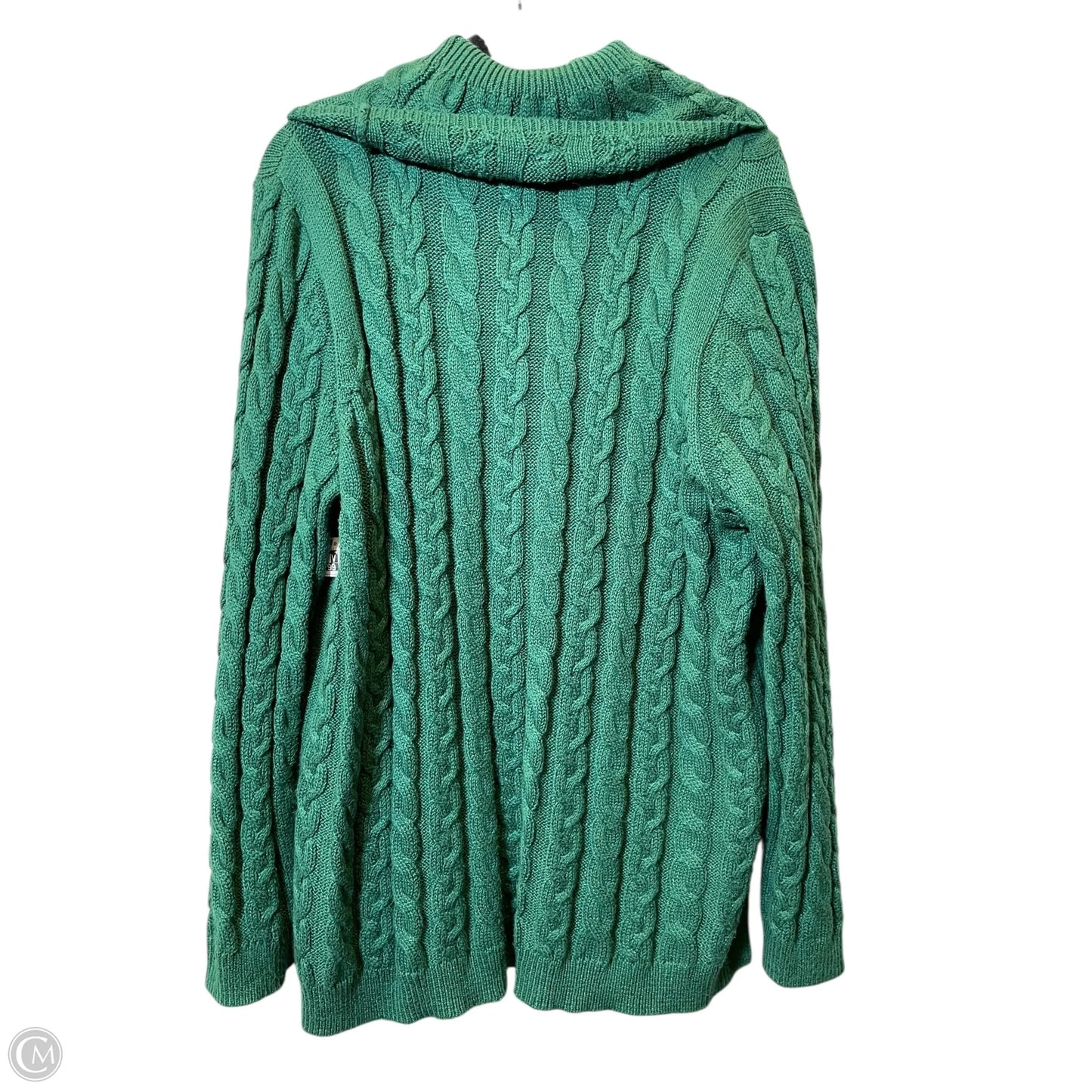 Sweater By Talbots In Green, Size: Xl