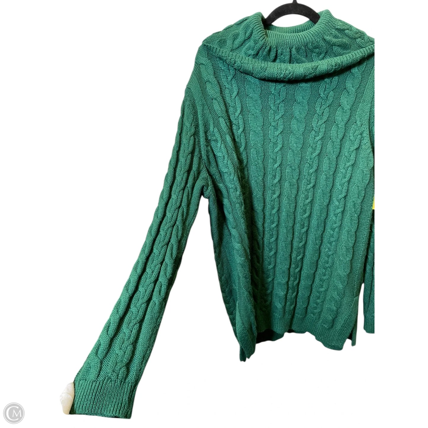 Sweater By Talbots In Green, Size: Xl
