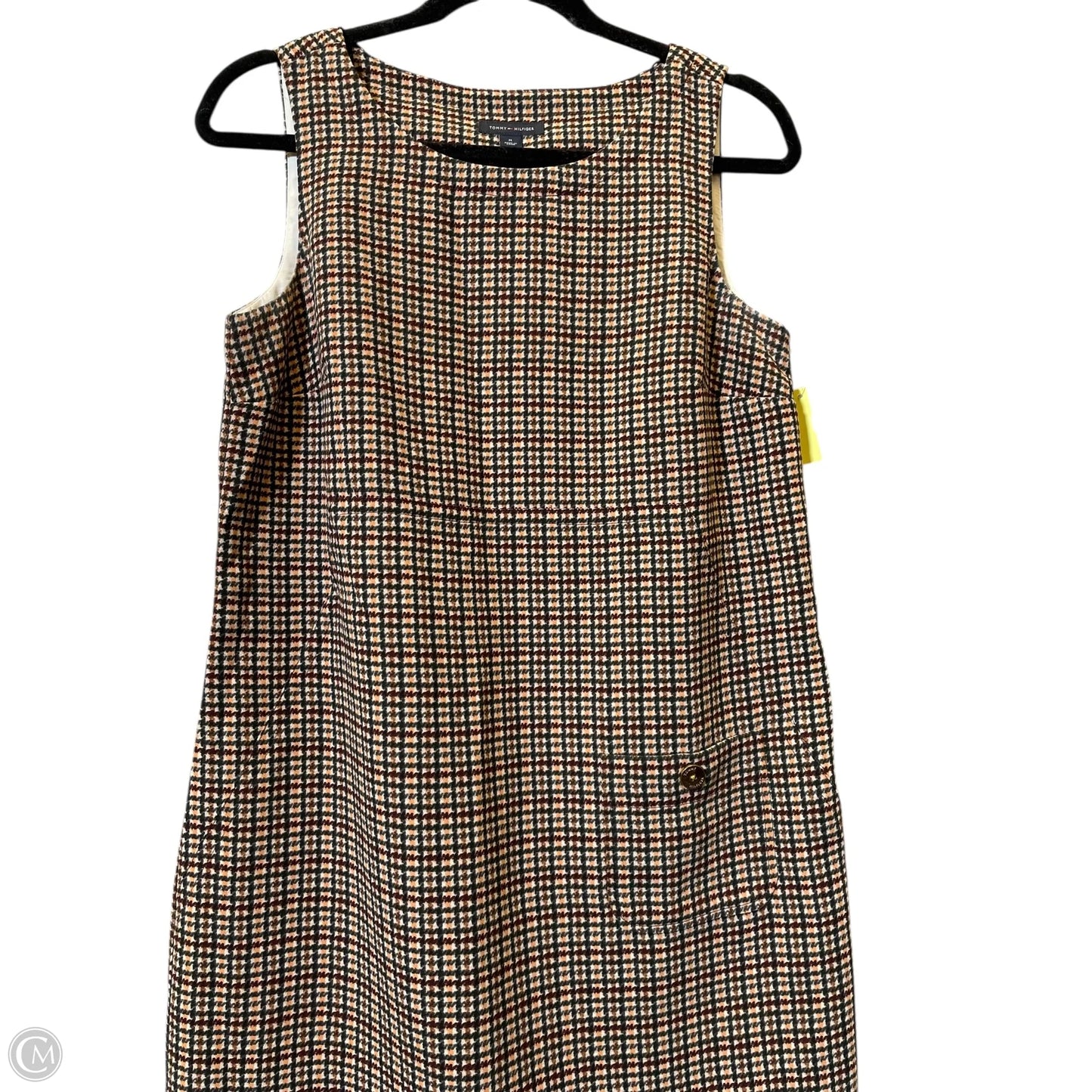 Dress Casual Midi By Tommy Hilfiger In Multi-colored, Size: M