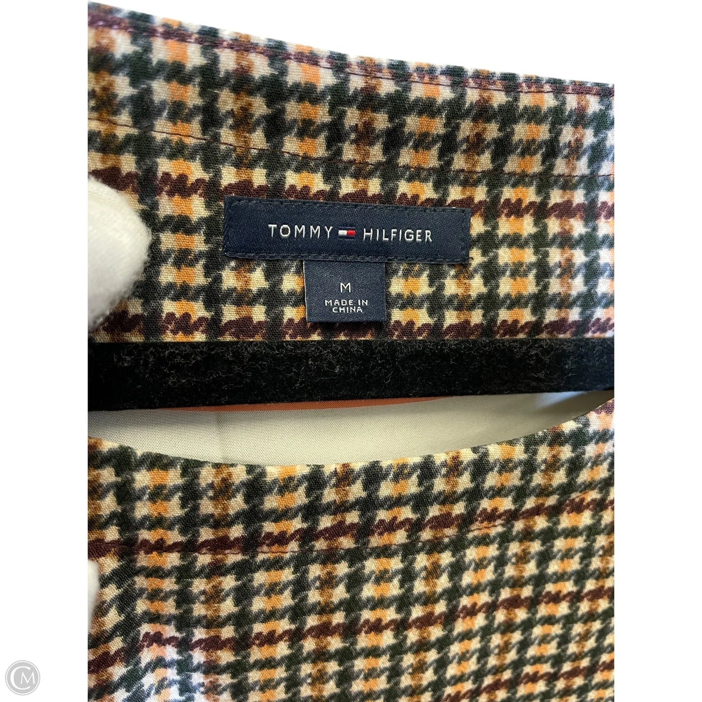 Dress Casual Midi By Tommy Hilfiger In Multi-colored, Size: M