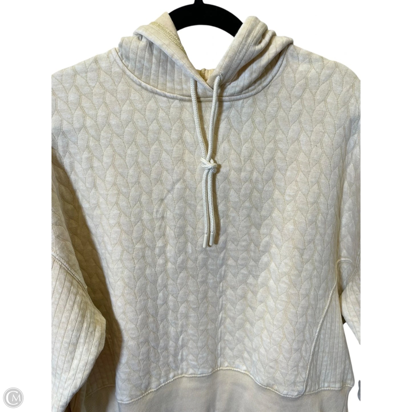 Sweatshirt Hoodie By Clothes Mentor In Yellow, Size: M