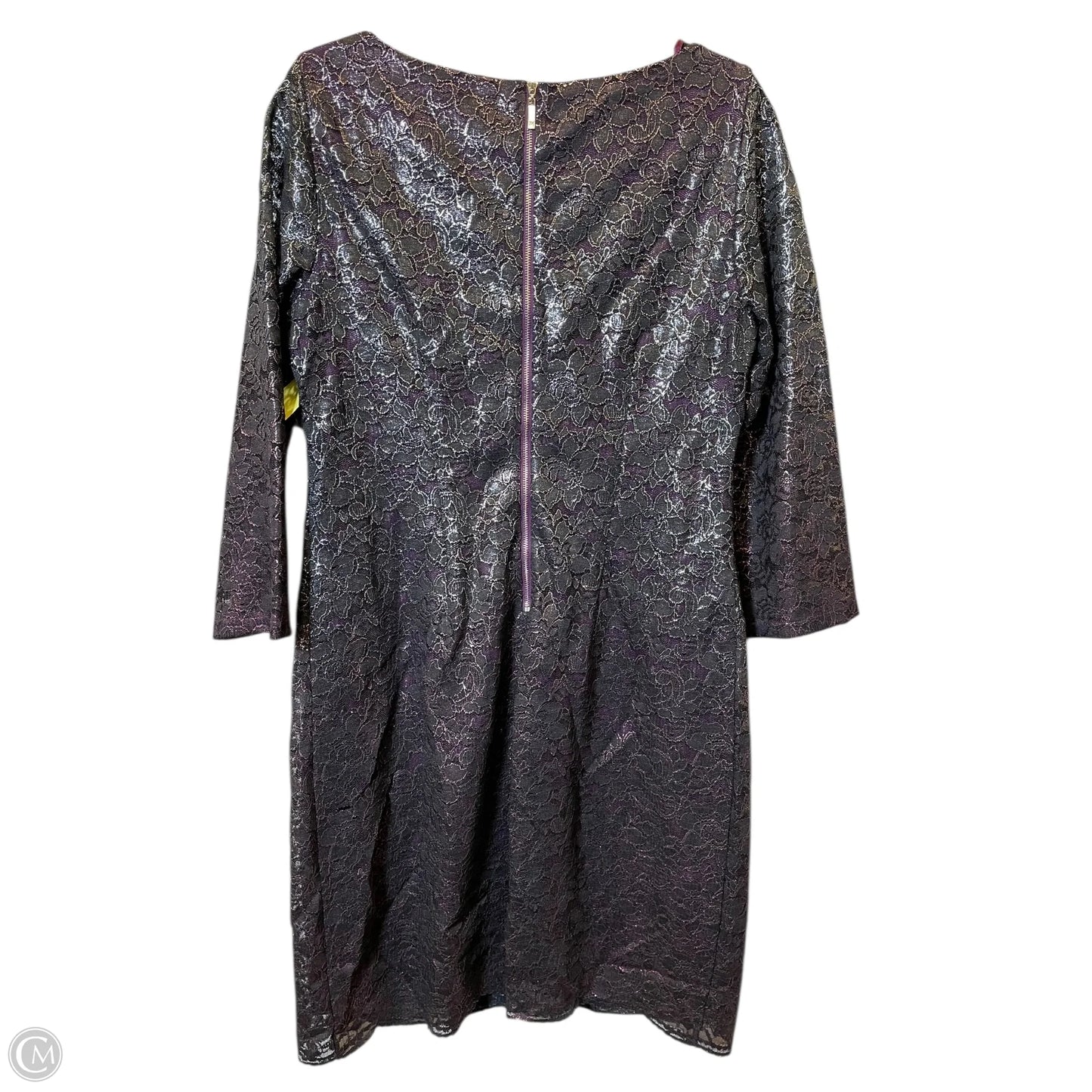 Dress Casual Midi By Jessica Howard In Purple, Size: L